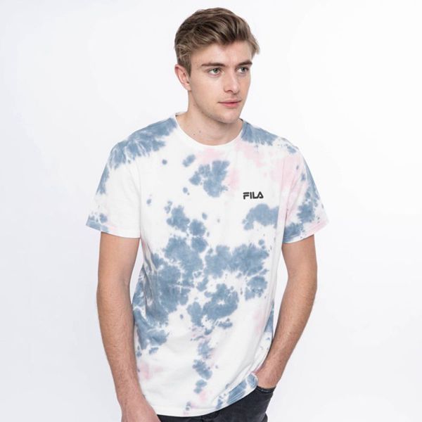 Camisetas Fila Homem Cinzentas/Rosa - Fila Mono Noose Tie Dye Outlet Portugal,TDXN-90286